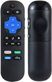 img 4 attached to Hisense Roku TV Remote Replacement HU-RCRUS-20G - Universal Remote Control with Netflix, Sling, VUDU Shortcut Buttons