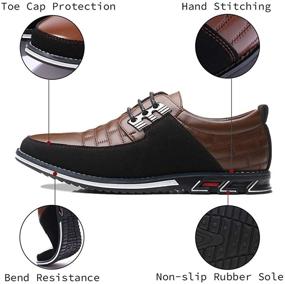 img 3 attached to Dacomfy Loafers: Comfortable Leather Business Footwear for Ultimate Style and Comfort