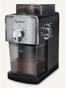 img 2 attached to Capresso Burr Grinder, Black, 10 Height x 8 Length x 6 Width