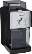 capresso burr grinder, black, 10 height x 8 length x 6 width логотип