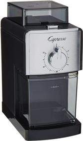 img 4 attached to Capresso Burr Grinder, Black, 10 Height x 8 Length x 6 Width