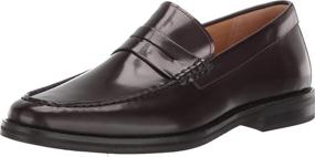 img 1 attached to Burgundy Men's Shoes: SPERRY Exeter Penny Loafer