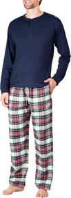 img 4 attached to SLEEPHERO Flannel Pajama Tartan Plaid