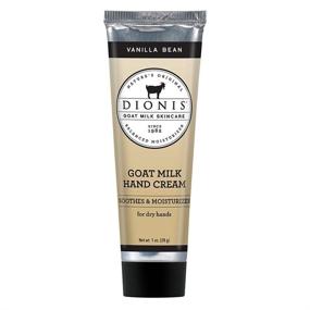 img 3 attached to 🐐 Dionis Goat Milk Skincare Vanilla Bean Hand Cream (6-Pack) - 1 oz - Made in USA - Cruelty-Free & Paraben-Free