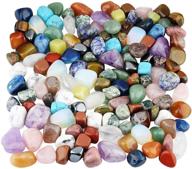 мookaitedecor 1 фунт полированных камней - полированные кристаллы для здоровья, рейки, чакр и викки - разнообразные целительные камни для выравнивания энергии логотип