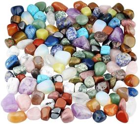 img 3 attached to Mookaitedecor 1lb Tumbled Stones - Polished Crystals for Healing, Reiki, Chakra & Wicca - Assorted Healing Stones for Energy Alignment