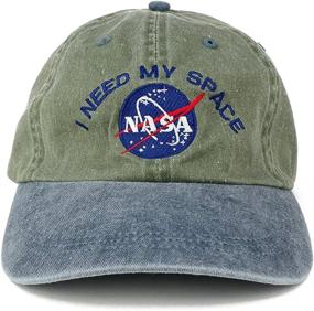 img 2 attached to 🚀 NASA Embroidered Cap: I Need My Space, Washed Cotton for Optimal SEO