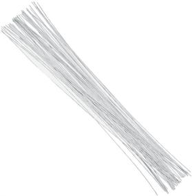 img 2 attached to 💐 Enhance Your Floral Arrangements with Decora 22 Gauge White Floral Wire – 16 inch, 50/Pack