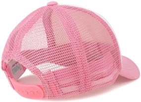 img 2 attached to 🧢 Trendy Kids' Foam Mesh 5 Panel Trucker Cap - Infants to Youth