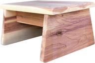 🪑 cedar straight-leg style one-step stool by vundahboah amish goods логотип