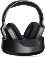 🎧 stiive wireless headphones for tv with dual-contact charging dock, extended 150ft wireless range & rechargeable 20-hour battery life, digital stereo over ear headset for tv watching and computer gaming logo