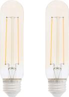 💡 2 pack of clear dimmable led bulbs by amazonbasics logo