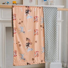 img 3 attached to 🦕 Cozy and Fun Nursery Dinosaur Blanket: Ideal for Toddler Bedding at Home Store