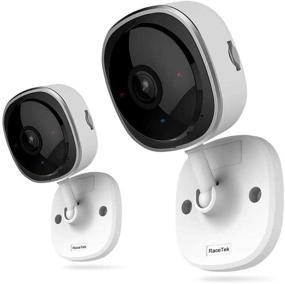 img 4 attached to 📷 Enhanced Wireless Security Camera 1080P: Motion Detection, Night Vision, Two-Way Audio - Ideal for Office, Baby, Nanny, Pet Monitoring (White-2 Pack)