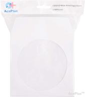 aceplus paper sleeves clear window logo