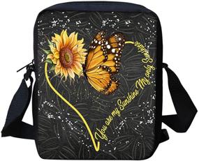 img 4 attached to Babrukda Butterfly Messenger Shoulder Crossbody Women's Handbags & Wallets for Shoulder Bags