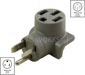 img 3 attached to 🔌 AC WORKS EV Charging Adapter: Tesla Compatible (6-50 50A 250V Welder to Tesla)