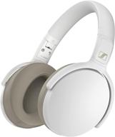 🎧 sennheiser hd 350bt white wireless headphone: bluetooth 5.0 with 30-hour battery, usb-c fast charging, virtual assistant & foldable design logo