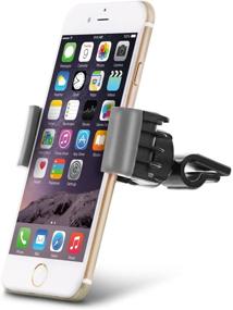img 4 attached to Aduro U-Grip Phone Car Mount (Air Vent) Swivel Universal Smartphone Holder For Your Car (Gray)