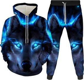 img 3 attached to Honeystore Tracksuits Sweatpants Joggers 301 400 28 YK2JT Outdoor Recreation and Outdoor Clothing