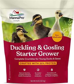 img 4 attached to 🦆 Manna Pro Non-Medicated Duck Starter Grower Crumble for Young Ducks, Promotes Optimal Digestive Health