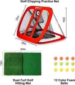 img 2 attached to 🏌️ RELILAC Pop Up Golf Chipping Net - Improve Your Swing Accuracy with this Indoor/Outdoor Golfing Target - Perfect Golf Accessories for Backyard Practice - Great Gifts for Golfers of All Ages and Gender