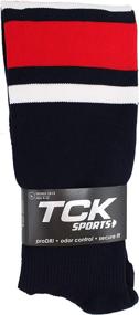 img 1 attached to 🧦 TCK Elite Performance Baseball Socks with Dugout Pattern | Softball, Men's, Women's