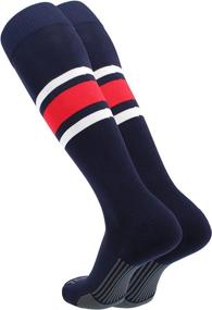 img 4 attached to 🧦 TCK Elite Performance Baseball Socks with Dugout Pattern | Softball, Men's, Women's