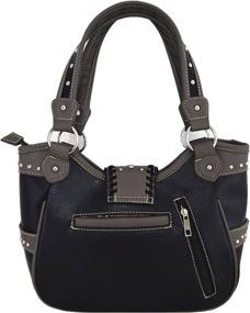 img 1 attached to 👜 Стильные западные сумки с плечевым ремнем и скрытыми отделениями для женщин - включая кошельки.