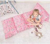 🦄 ohnanana kids floor pillows bed cover: soft plush unicorn themed seating for sleepovers, lounging, playing, and reading - cover only logo