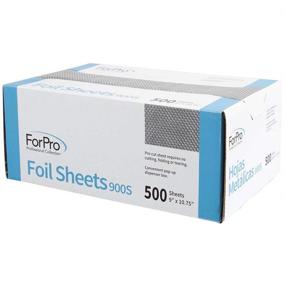 img 3 attached to ForPro Professional Collection: 900S Embossed Foil Sheets - Hair Color & Highlighting PopUp Dispenser (500 Count)