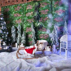 img 1 attached to 🎄 Снежное Рождественское наслаждение: 2 рулона блестящего искусственного снега для впечатляющих зимних украшений