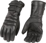 🧤 ultimate performance: premium leather gauntlet gloves for motorcycle enthusiasts logo