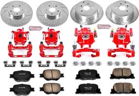 img 1 attached to 🚗 Набор тормозной системы Power Stop KC2315 Performance с суппортом - Эффективность при однократном нажатии для улучшенной производительности