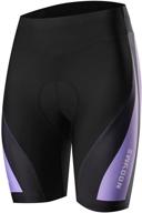 🚴 women's cycling shorts by nooyme with 3d padded seat for enhanced comfort and performance logo