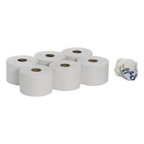 img 2 attached to 🧻 High Capacity White 2-Ply Toilet Paper - Georgia Pacific SofPull 19510, 1000 Sheets Per Roll, 6 Rolls Per Case