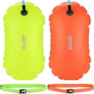 🏊 joto swim buoy float - 2-pack, adjustable waist belt for open water swimming, safety bubble for swim training, triathletes, kayaking, snorkeling логотип