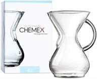 glass handle series chemex pour-over ☕ glass coffeemaker - 6-cup - exclusive packaging logo