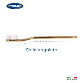 img 1 attached to 🦷 Gold-Plated Toothbrush with Medium Tynex Bristles - Piave