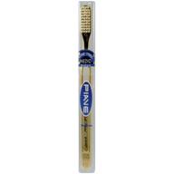 🦷 gold-plated toothbrush with medium tynex bristles - piave logo