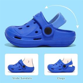 img 2 attached to 👦 STQ Clogs Garden Sandals: Little Boys' Shoes and Clogs & Mules - Comfortable and Stylish Footwear for Outdoor Activities