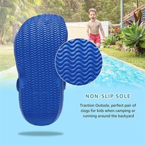 img 1 attached to 👦 STQ Clogs Garden Sandals: Little Boys' Shoes and Clogs & Mules - Comfortable and Stylish Footwear for Outdoor Activities