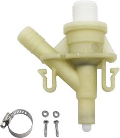 img 2 attached to Enhanced Water Valve Kit 385311641 for Sealand 300 310 320 Series Marine Toilet Replacement - Durable Plastic Construction