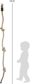 img 1 attached to 🧗 Compact and Durable Knotted Climbing Rope Frame: Perfect for Any Space