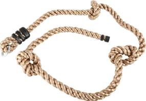 img 4 attached to 🧗 Compact and Durable Knotted Climbing Rope Frame: Perfect for Any Space