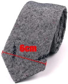 img 3 attached to 👔 Gemay G M Necktie: Wedding Groomsmen Men's Accessories