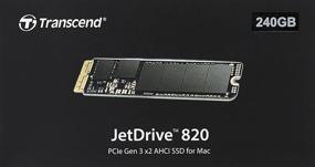 img 1 attached to 💾 240GB Transcend JetDrive 820 PCIe Gen3 x2 SSD (TS240GJDM820)