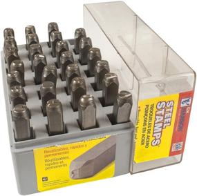 img 1 attached to C.H. Hanson 20400 Steel Stamp Letter Set: 27-Piece Standard 🔨 Kit, 1/2 inch - Ideal for Clear and Consistent Letter Imprints