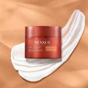 img 2 attached to 💆 Nexxus Curl Define Pre-wash Hair Treatment: Curly & Coily Hair Mask with Castor Oil