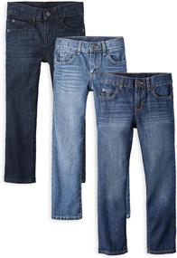 img 4 attached to Childrens Place Boys Straight Jeans Boys' Clothing in Jeans